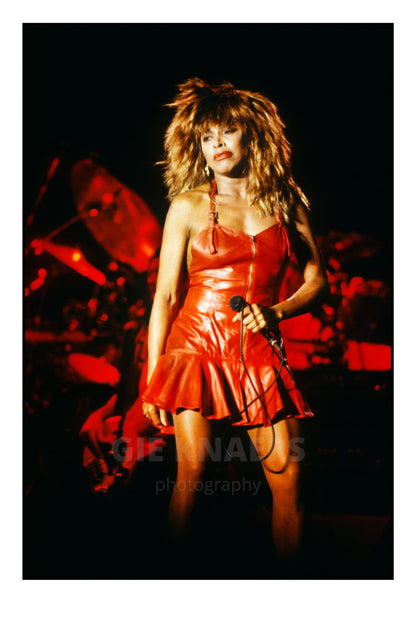 tina turner red dress Tina Turner, Belgium 1987 – Gie Knaeps Photography